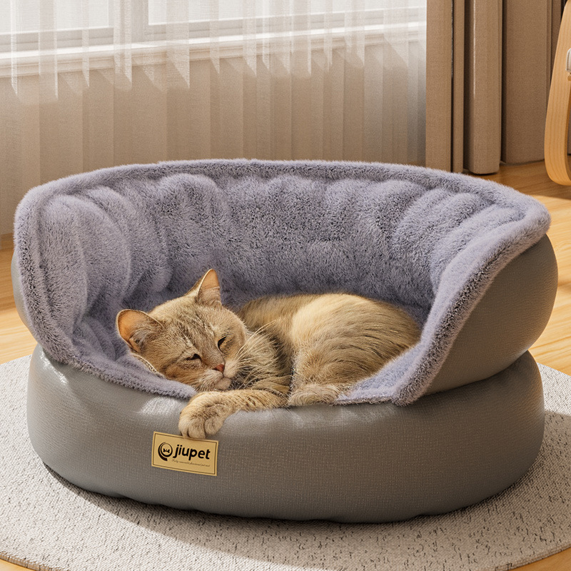 猫窝冬天保暖半封闭式安全感小型犬狗床沙发泰迪狗窝四季通用