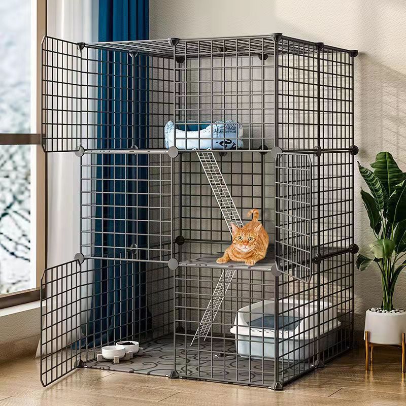 猫笼子超大自由空间双层猫别墅猫咪宠物猫舍猫屋大号非带厕所