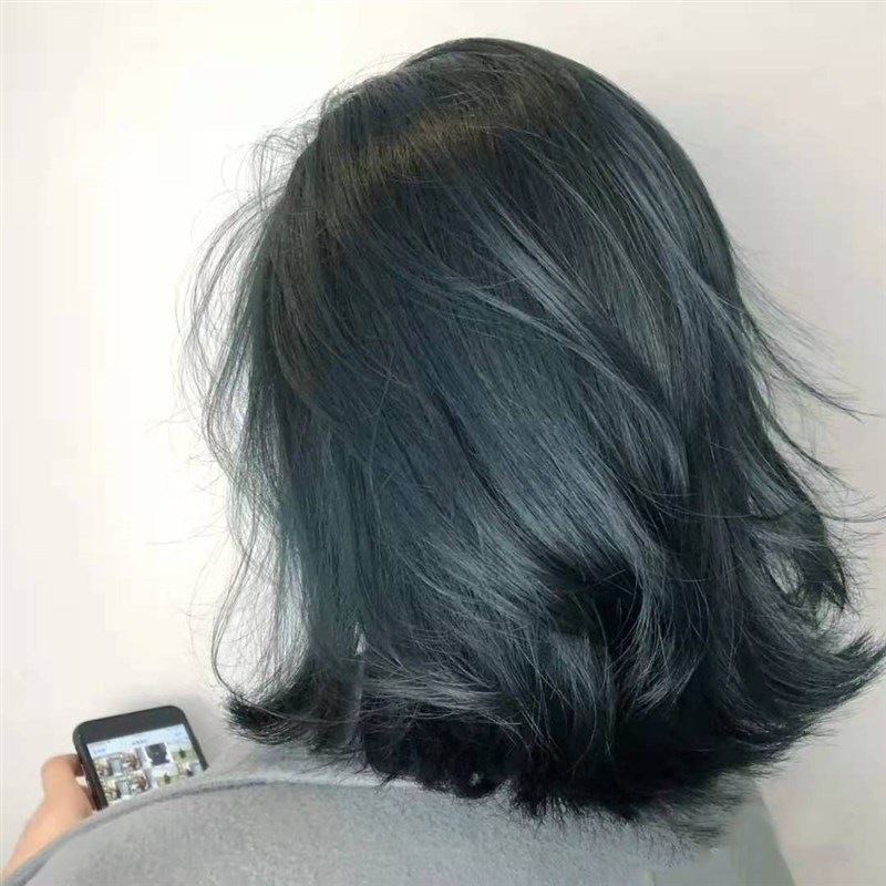 红杨树琴琴洋洋染发显白流行色染发剂膏女脏橘色浆果莓红烟熏绿