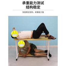 台式电脑桌家用卧室移动实木小户型床边桌简约学习打印机一体书桌
