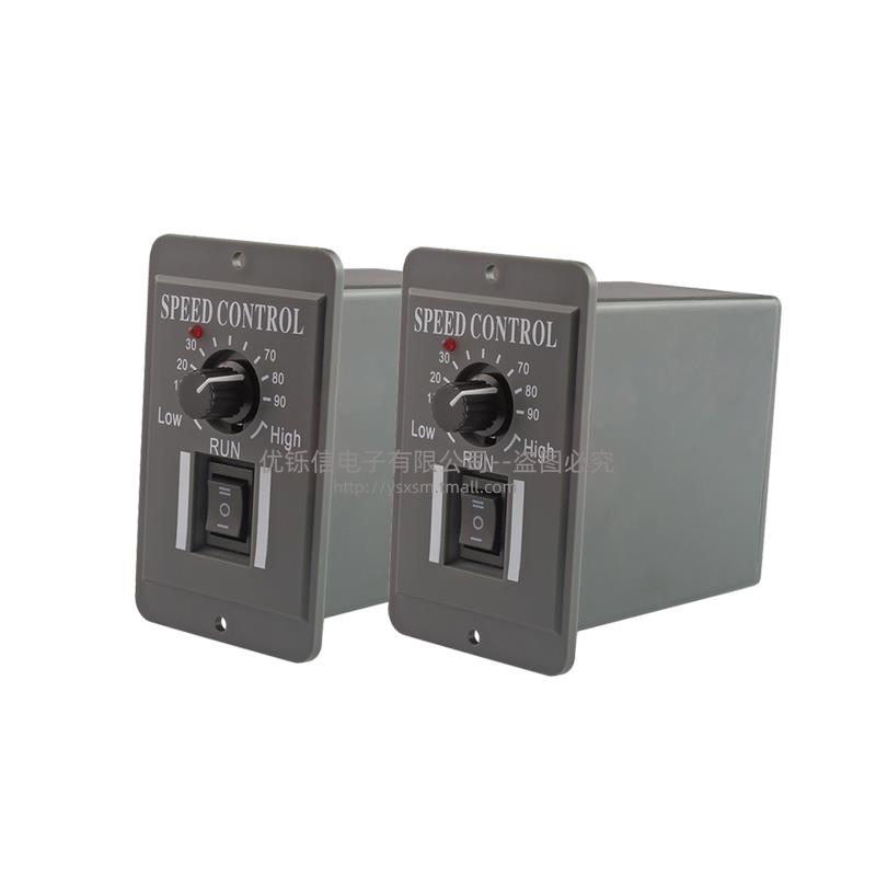 PWM12V24V48V直流减速电机调速器正反转马达手动双向控制三档开关
