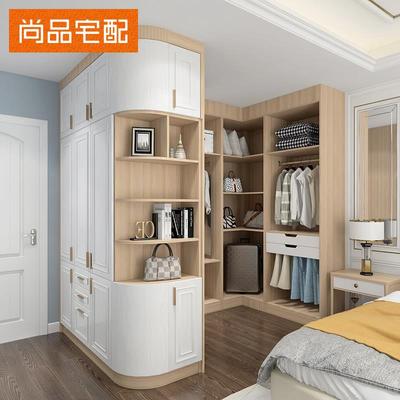 尚品宅配全屋定制衣柜走入式衣帽间一门到顶整体卧室衣柜家装家具