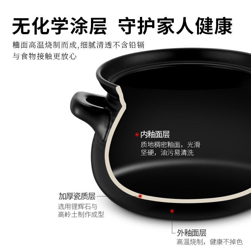 全自动电砂锅智能大容量预约陶瓷快速煲汤电炖锅煮粥锅甜品电炖煲