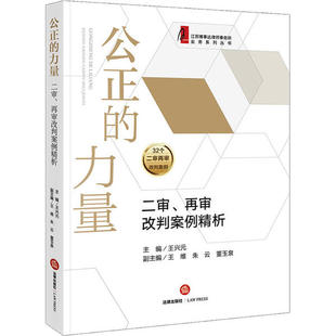 正版新书 公正的力量 二审、再审改判案例精析 王兴元 中国法律图书有限公司