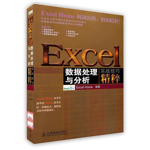正版新书 Excel数据处理与分析实战技巧精粹 Excel Home 人民邮电出版社