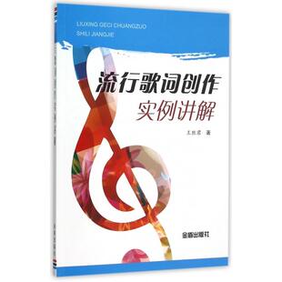 王胜君 流行歌词创作实例讲解 金盾 新书 正版