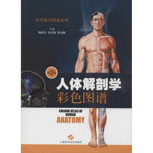 正版新书 人体解剖学彩色图谱 无 著作 柏树令 等 主编 上海科学技术出版社