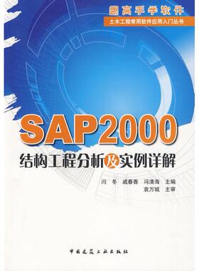 正版新书 SAP2000结构工程分析及实例详解 闫冬 中国建筑工业出版社