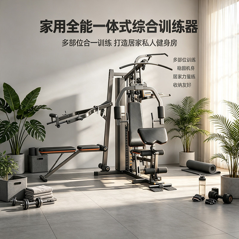 多功能综合训练器家用全身力量站