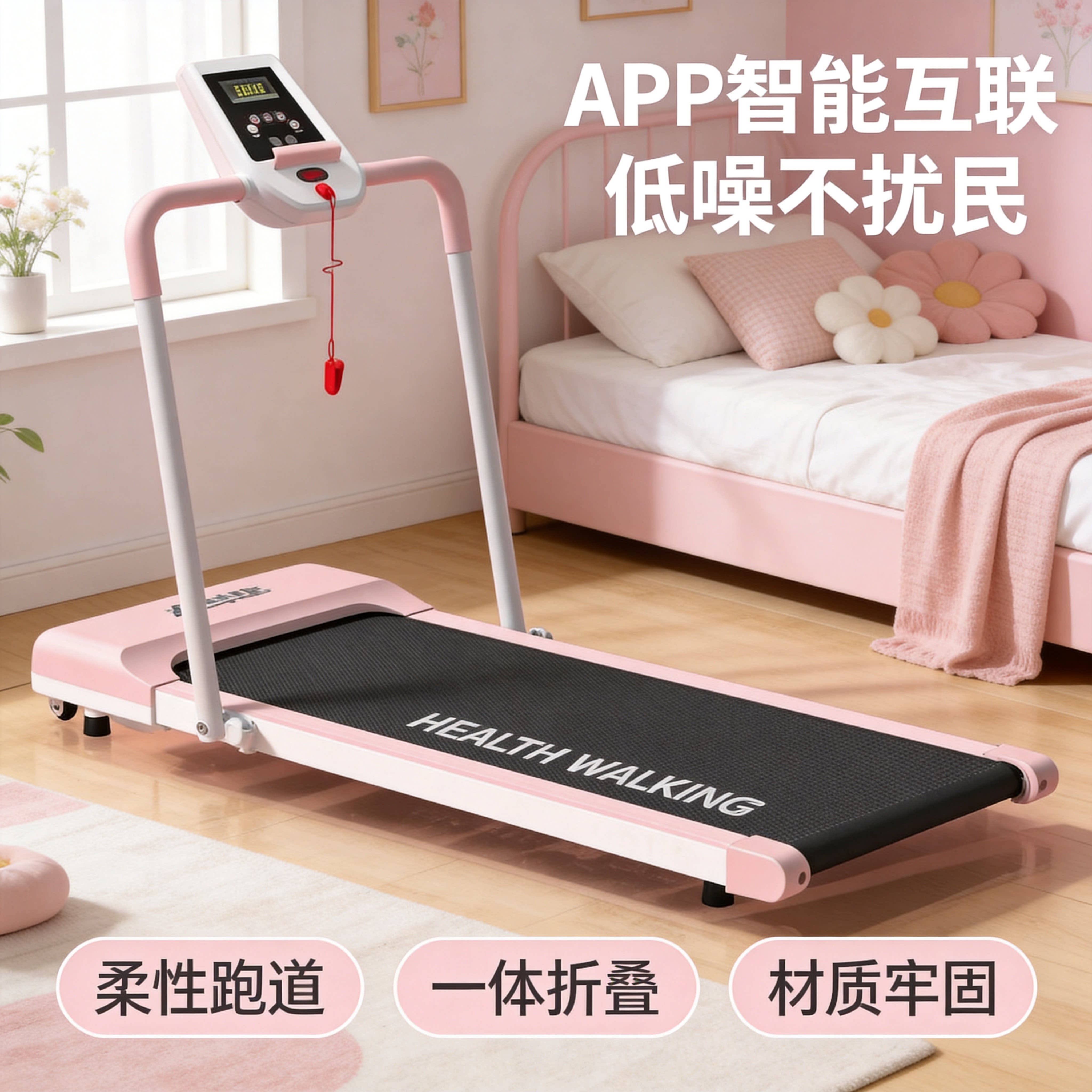 家用平板走步机小型健身器材跑步