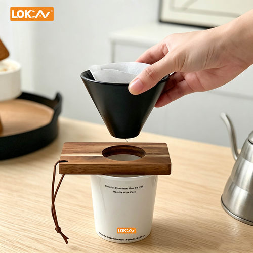 LOKCAN陶瓷滤杯V01手冲咖啡滤杯