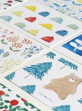 日本seitousha、paper message 名片式小卡片|日本印制| 国内现货