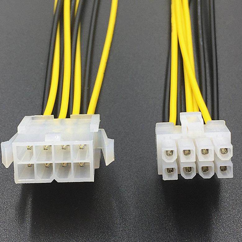 CPU电源延长线显卡8pin供电线加长电源转换转接线8针主板供电线8P