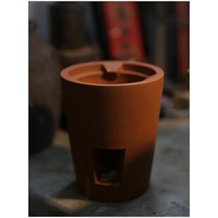 【赵桂波 手拉炭炉】工夫器 风炉 小红泥炉 省炭旺火 耐烧 传统