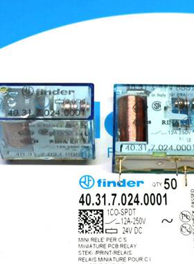 全新原装finder/芬德 40.31.7.024.0000 Type40.31S 24VDC 继电器