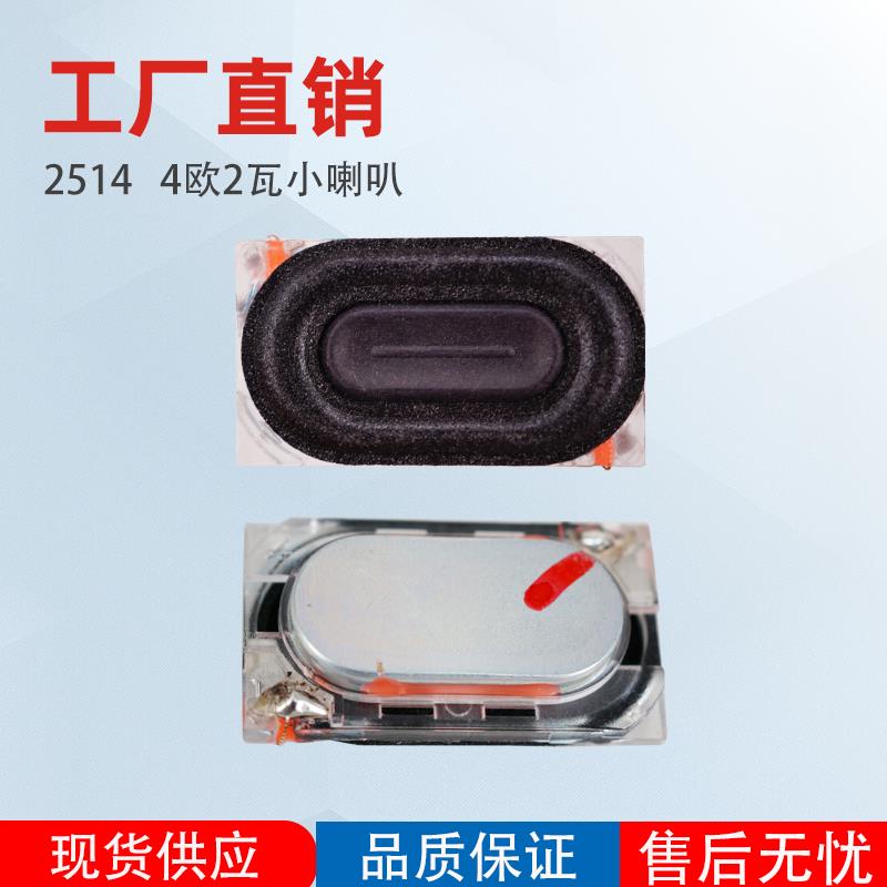 工厂直销2514mm 长方形小喇叭4欧2瓦2W音箱扬声器笔记本电脑喇叭 - 实物图