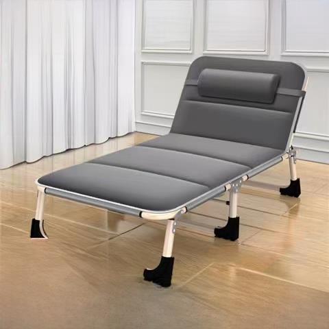 折叠床单人床家用便携多功能躺椅办公室简易午休床成人午睡行军床