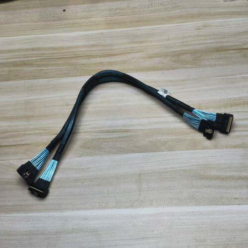 Slim sas LP SFF-8654 8i直转弯头数据线 04052519-001