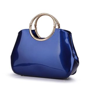 结婚手提热销时尚晚宴包新娘2025新款女包单肩斜挎包包漆皮包跨境