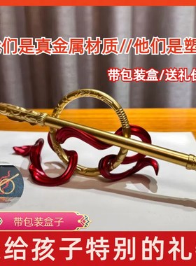 哪吒一笔定乾坤金属款火尖枪材质可写字摆件学生朋友送礼品中性笔