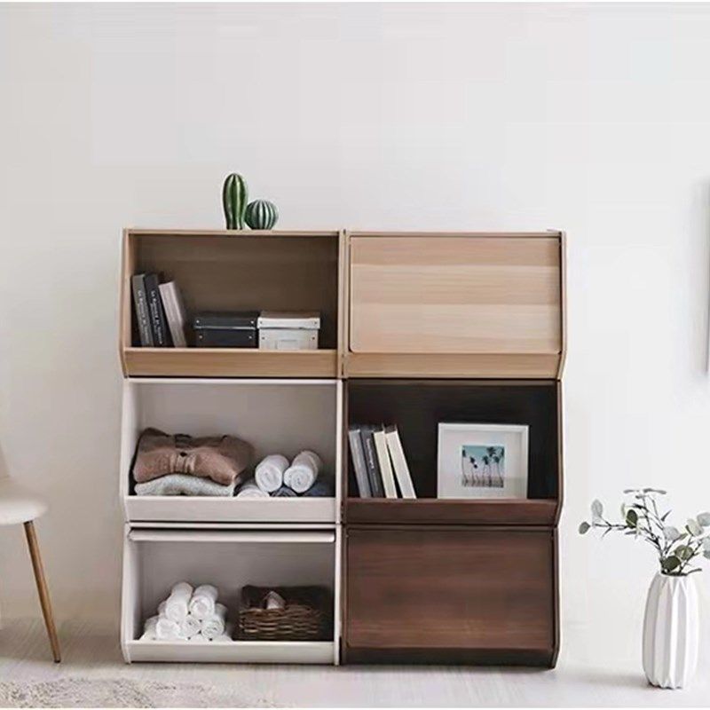 简约木质收纳柜整理储物窄柜卧室书M柜置物柜叠加爱丽丝,收纳整理,收纳箱,淘宝优惠券,粉丝福利购,淘宝优惠卷
