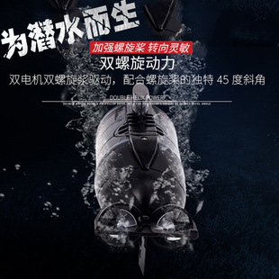 遥控核潜艇充电动船鱼缸水N缸迷你游艇快艇