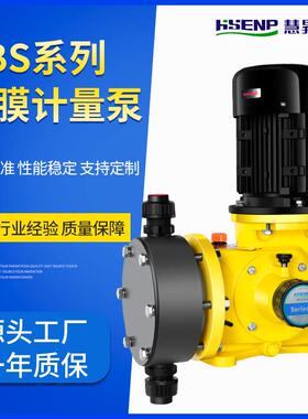 机械隔膜GBS系列计量泵2000L/h流量DN15-40口径PVDF泵头