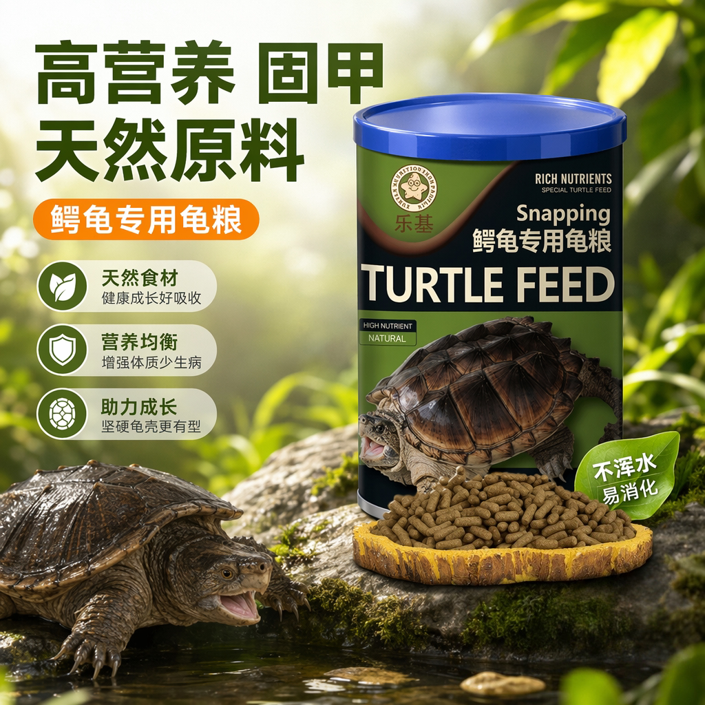诺摩高蛋白鳄龟幼龟专用爆刺粮图片