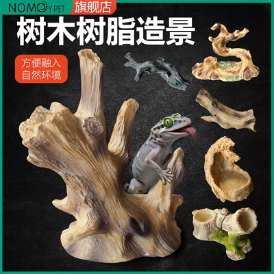 守宫变色龙鬃狮蜥爬宠攀爬造景