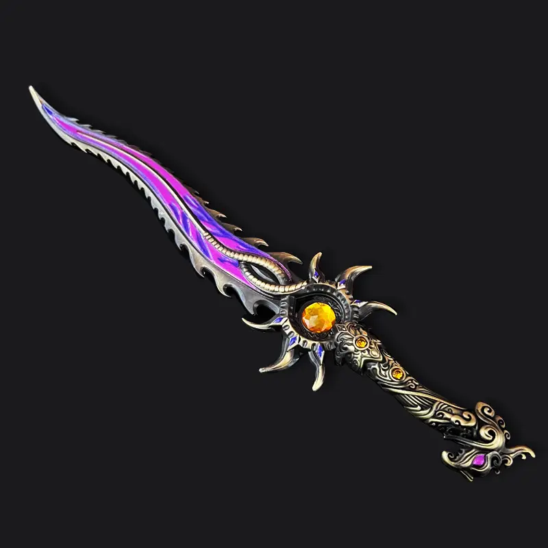 永劫实物 追梦曼提柯尔之牙武器模型合金玩具摆件28m