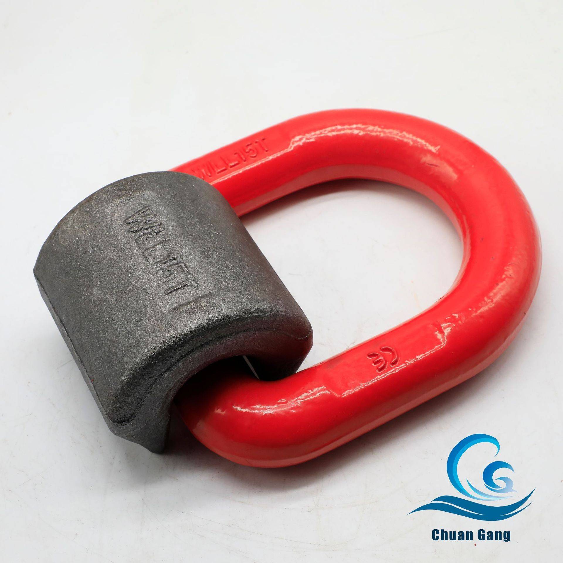 厂家现货供应集装箱连接固定D令 船用绑扎D型环 碳钢镀锌地令