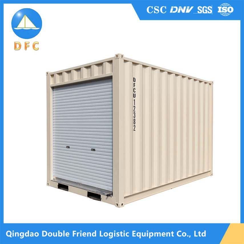 20尺卷帘门集装箱 工地宿舍住人集装箱 建筑工地快拼集装箱制造商