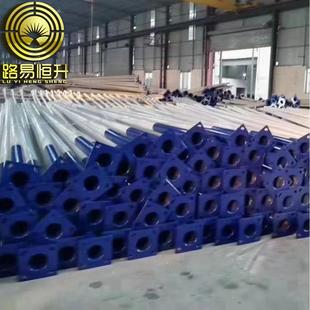 市电太阳能路灯杆厂家6米8米全套单双臂市政道路照明工程灯杆