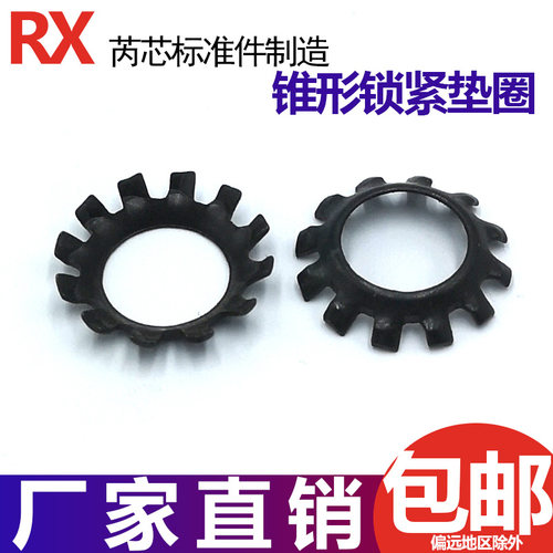 不锈钢外齿锥形锁紧垫圈 多齿锥形锁紧垫片 GB956 M4M5M6M8M10M12