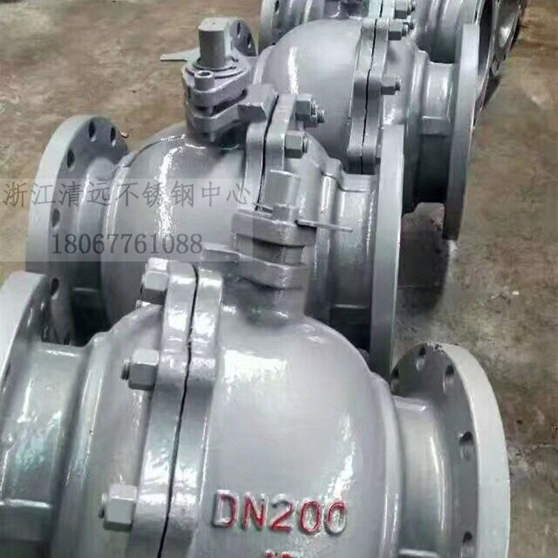 Q41F-16C铸钢法兰球阀DN80 20 25 40 50 65 15 化工部碳钢阀门WCB