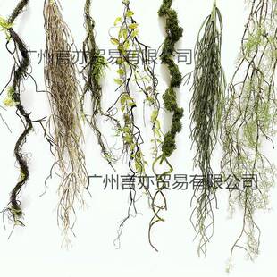 苔藓树藤枯藤森系造景装饰摆放假藤条青苔藤垂挂陈列树枝花艺