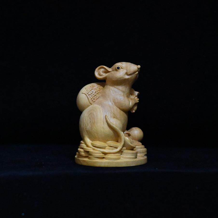 元宝老鼠生肖鼠黄杨木雕手把件雕刻手文玩工艺品老鼠木雕摆件,纺织面料/辅料/配套,纺织机械配件,淘宝优惠券,粉丝福利购,淘宝优惠卷