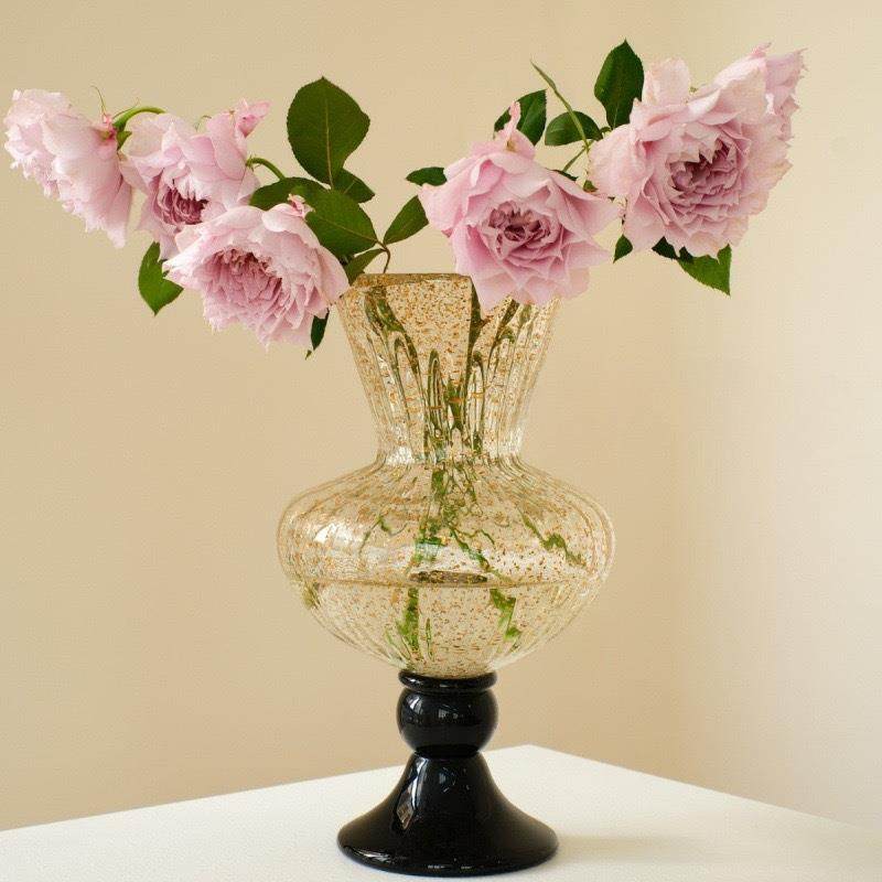中古芬顿洒金琉璃花瓶高脚杯法式高级感艺术风灯花器水养插花摆件,纺织面料/辅料/配套,纺织机械配件,淘宝优惠券,粉丝福利购,淘宝优惠卷
