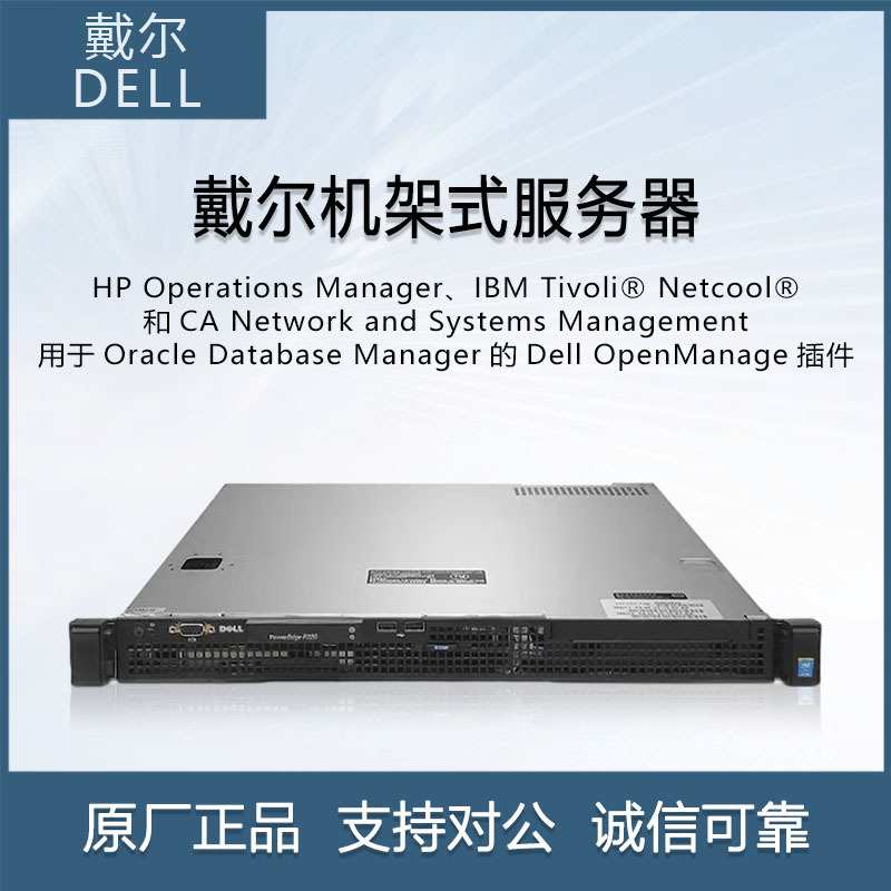 DELL戴尔R220机架式服务器1U小机箱至强E3软路由ERP数据库搭建