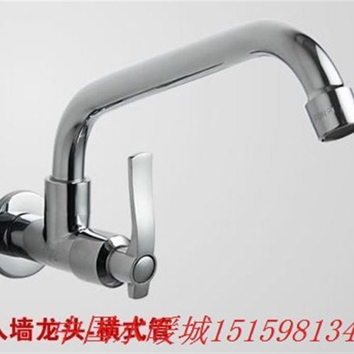 铜入墙旋转水槽头厨房单冷菜盆面盆阳台旋转加长洗菜龙头不锈钢