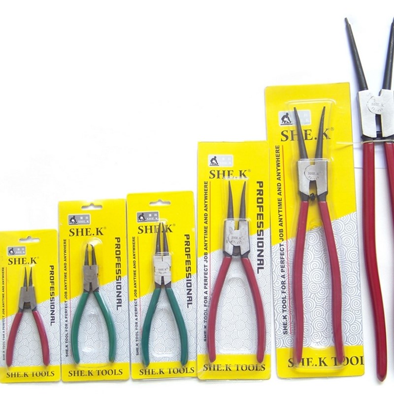 赛科卡簧钳 内直外直 内弯外弯内卡外卡穴用挡圈钳  轴用卡环钳