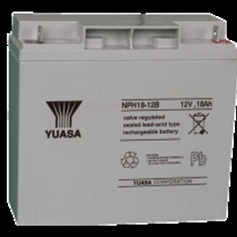 现货YUASA汤浅NPH18-12B 12V18AH照明电源/船舶黑匣子设备用电池