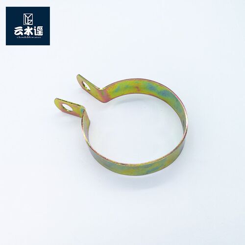 单管夹片环箍喉箍60mm镀锌抱箍固定夹镀彩锌碳钢