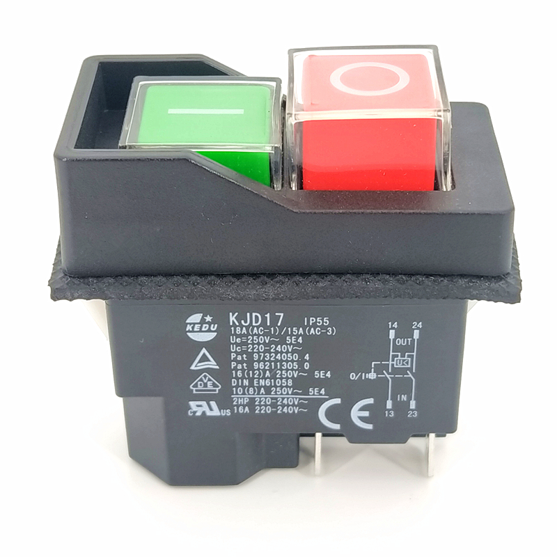 科都KJD17电磁开关 天地人 华凌切片机 肥牛刨肉片机电源开关配件