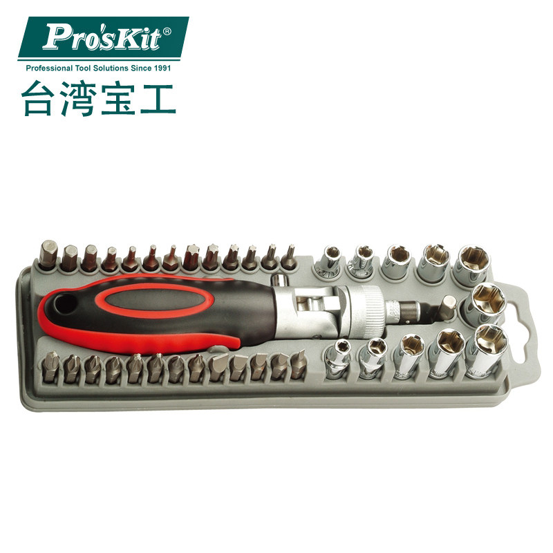 台湾宝工SD-2309 40PCS 棘轮套筒起子组 进口螺丝刀套装Pros