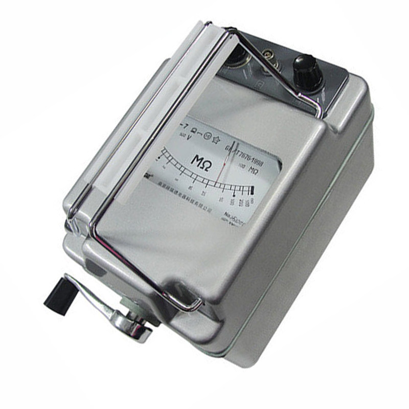 祥瑞德摇表电工兆欧表ZC-7 1000V/2000M绝缘电阻表测试仪合金壳