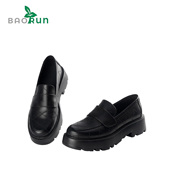 女士日常乐福鞋 菱格乐福鞋 时尚 百搭牛皮增高乐福鞋 秋季 新款