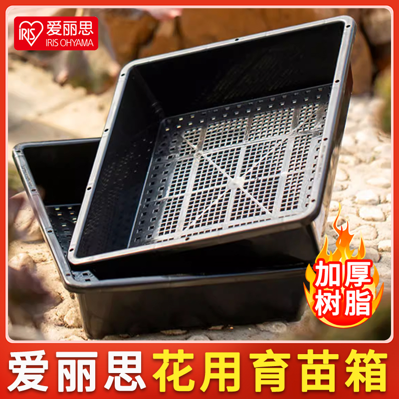 爱丽思育苗盘多肉种植盒大号花盆加厚树脂组盆爱丽丝育苗盆育苗箱