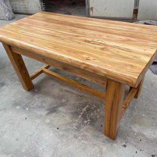 老榆木家用桌实木吧VRL台茶桌椅家具古风餐化料新中式桌茶桌复茶