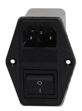 安州EMI FILTER 3A 带开关 滤波器 CW2C-3A-T F2 IEC插座式滤波器